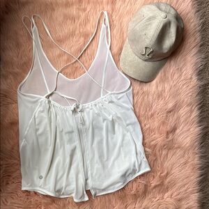 lululemon athletica White Strappy Top